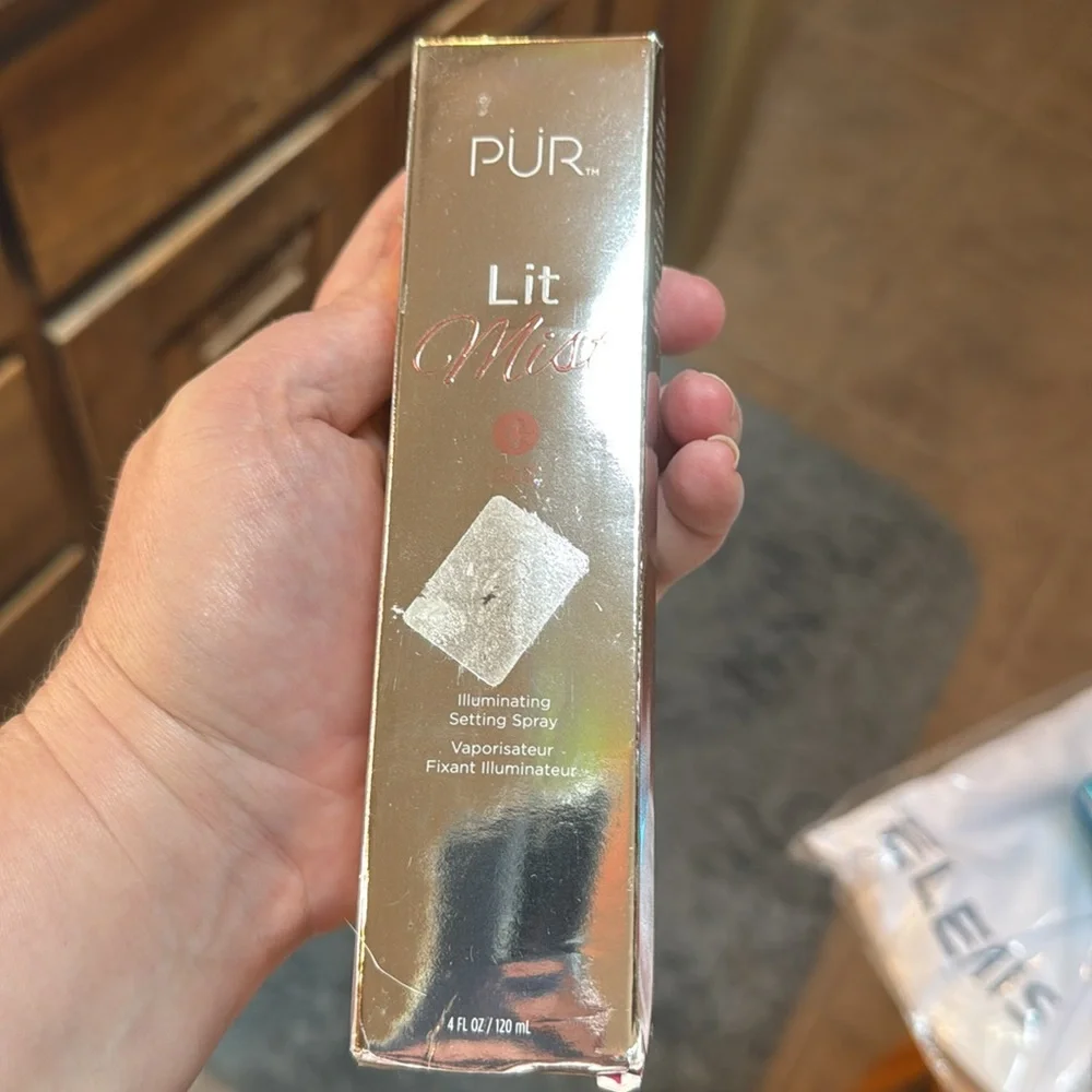 NIB PÜR Lit Mist Illuminating Setting Spray 4 Fl Oz